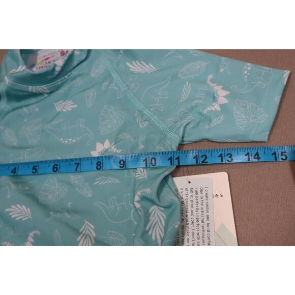 Dot Dot Smile Boys Dino Short Sleeve Swim Set Size 5/6 - Picture 3 of 4